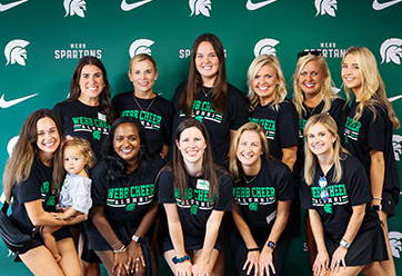A group of women smiling. Link to Life Stage Gift Planner Under Age 45 Situations.