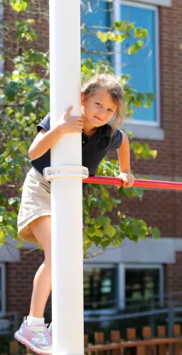 girl on playground